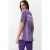 TRENDYOLMİLLA Meisjes Paars Galaxy Kort Oversized T-shirts