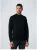 No Excess Pullover Crewneck Solid Black   2XL