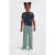 B.Nosy gebloemde straight fit broek Vieve lichtgroen/donkerblauw/paars