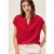 Cecil Dames Blouseshirt in effen kleur in Rood