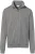 HAKRO 451 Half-Zip Sweater grijs, Melange