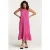 Shiwi Antibes Dress Mousseline Waffle Azalea Pink
