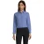 SOLS Dames/Dames Executive Poplin Business Blouse met lange mouwen (Middenblauw)