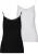 Urban Classics Top  zwart / wit