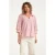 Smashed Lemon Gestreepte blouse met broderie mouwen |