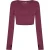 USA Pro Dames/Dames Cropped Wrap Top (Donkere kers)