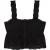 The Kooples Sleeveless Top Button Front Black