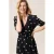 Miss Etam midi jurk met stippen zwart