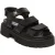 Steve Madden Glorias Sandals Black Leather