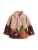 Next Fleece jas  beige / donkerbruin / kaki