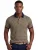 Poloshirt Baileys blauw grafisch vierkant print