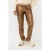 EsQualo Trousers Tregging Vegan Leather Brandy