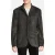 John Varvatos Woodward Slim Fit Convertible Peak Lapel Iron Grey