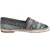 Dolce & Gabbana Blauwe Grijze Geweven Leren Buffel Espadrilleschoenen