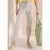 Cecil Dames Mid Waist Slim Legs broek in een gewassen look in Beige