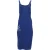 Dsquared2 mouwloze midi-jurk van blauw katoen