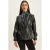 Gevoerde Oversized Neplederen Jas