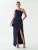 BWLDR Avondjurk ‘Brodey’  donkerblauw