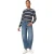 Scotch & Soda Crop Pullover Big Dipper Stripe