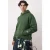 TRENDYOL MAN Heren Kaki Slogan Lang Oversized Sweatshirts