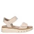 Tamaris Comfort leren sandalen ecru