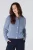 JANSEN Amsterdam cardigan blauw gebreid
