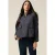 Oltre Short Cotton Parka With Hood Blue