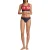 FILA Syracuse Blocked Zipper Bikini Black Iris-true Red
