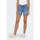 ONLY regular fit denim short ONLGIANNA medium blue denim