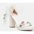 Ophelia Bloemen Platform Bruidssandaal