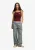 Superdry & Co Broek  navy / jade groen / wit