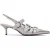 AllSaints Grace Buckle Heel Gunmetal Grey