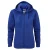 Russell Dames Premium Authentieke Hoodie met rits (3-laagse stof) (Helder Koninklijk)