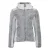 Dames gebreide hoodie met rits in twee materialen Peak Mountain