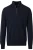 Casa Moda Half-Zip Sweater blauw, Effen
