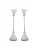 Luxenter Oorbellen ‘Syso’  zilver / transparant
