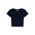 Tommy Hilfiger T-shirt rib gebreid donkerblauw