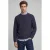 JJ REBEL relaxed fit gebreide trui – donkerblauw