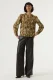 Bruine leather look broek