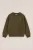 WE Fashion – Jongens sweater met embroidery – Regular fit – Olijfgroen – Katoen –