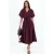 Casual V-hals Midi Shirtjurk