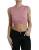 Geribbelde Gebreide Mouwloze Crop Top