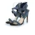 Nicholas Kirkwood sandalen met grijze en zwarte leren bandjes