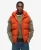Superdry Mannen Everest Pufferbodywarmer met Capuchon Oranje
