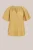 WE Fashion – Dames jacquard blouse – Regular fit – Okergeel – Viscose –