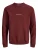 JACK & JONES Sweatshirt ‘JORNorrebro’  oranje / wijnrood