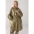 Summum Woman Coat Metallic Rain Combat Green