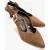 Dioris Leren Slingback Kitten Hak Pump
