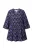 Angel of Style Tuniek  groen / lila / violetblauw / zwart