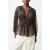 French Connection Emina Chiffon Leopard L/s Top Leopard